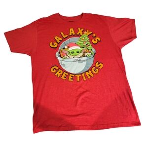 Mad Engine Star Wars "Galaxy‎ Greetings" Short Sleeve T-shirt sz XL